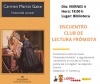 ENCUENTRO CLUB DE LECTURA FRÓMISTA