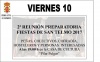 2ª Reunión Fiestas de San Telmo