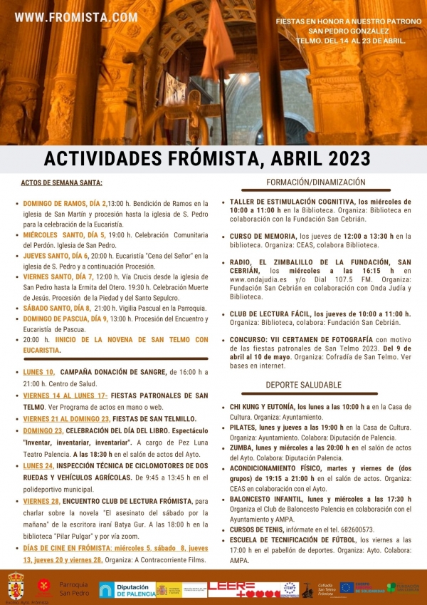 HOJA MES DE ABRIL 2023 FRÓMISTA