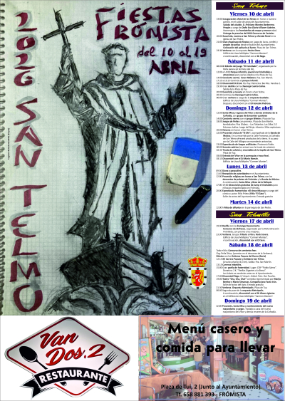 CARTEL y PROGRAMA  "FIESTAS DE SAN TELMO"