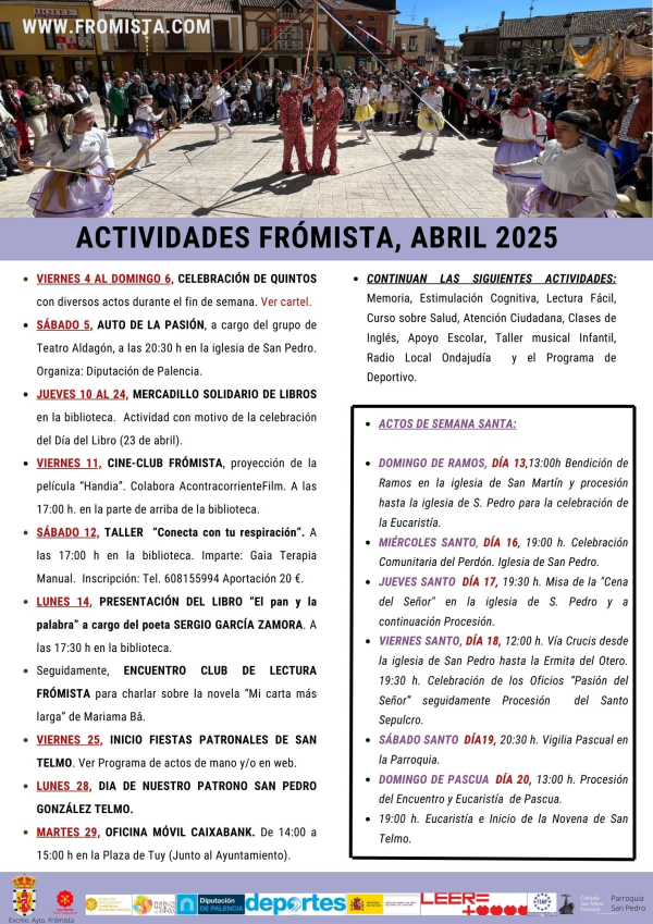 HOJA INFORMATIVA MES DE ABRIL