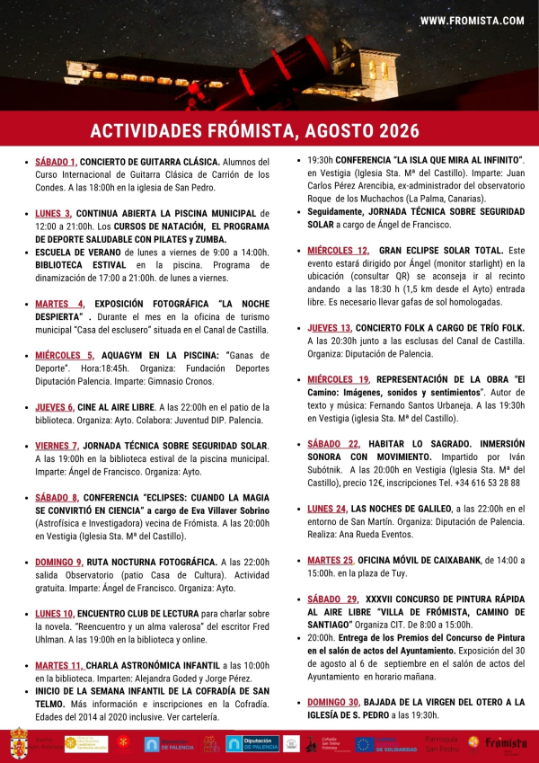 HOJA INFORMATIVA  AGOSTO
