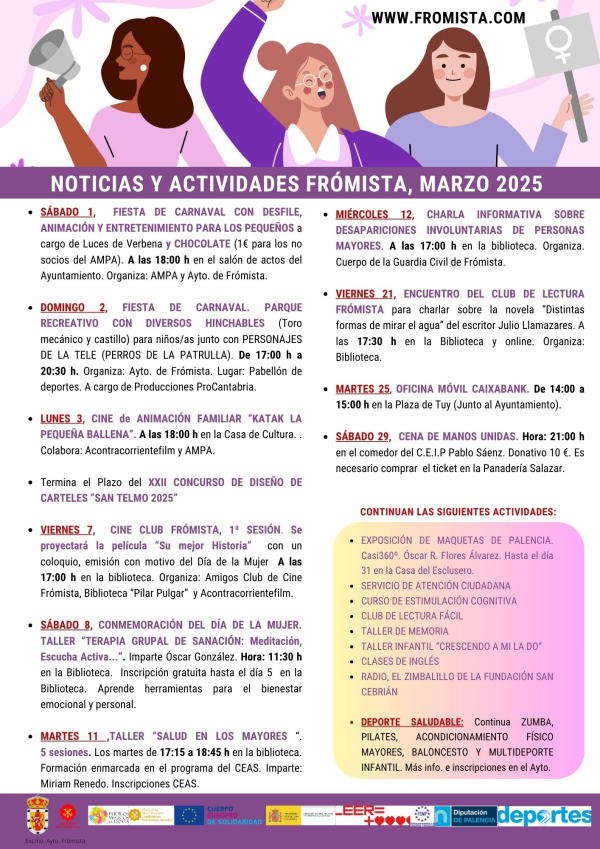 HOJA INFORMATIVA MES DE MARZO