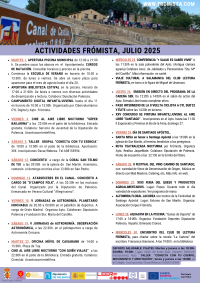 HOJA INFORMATIVA  DEL MES DE JULIO 2025
