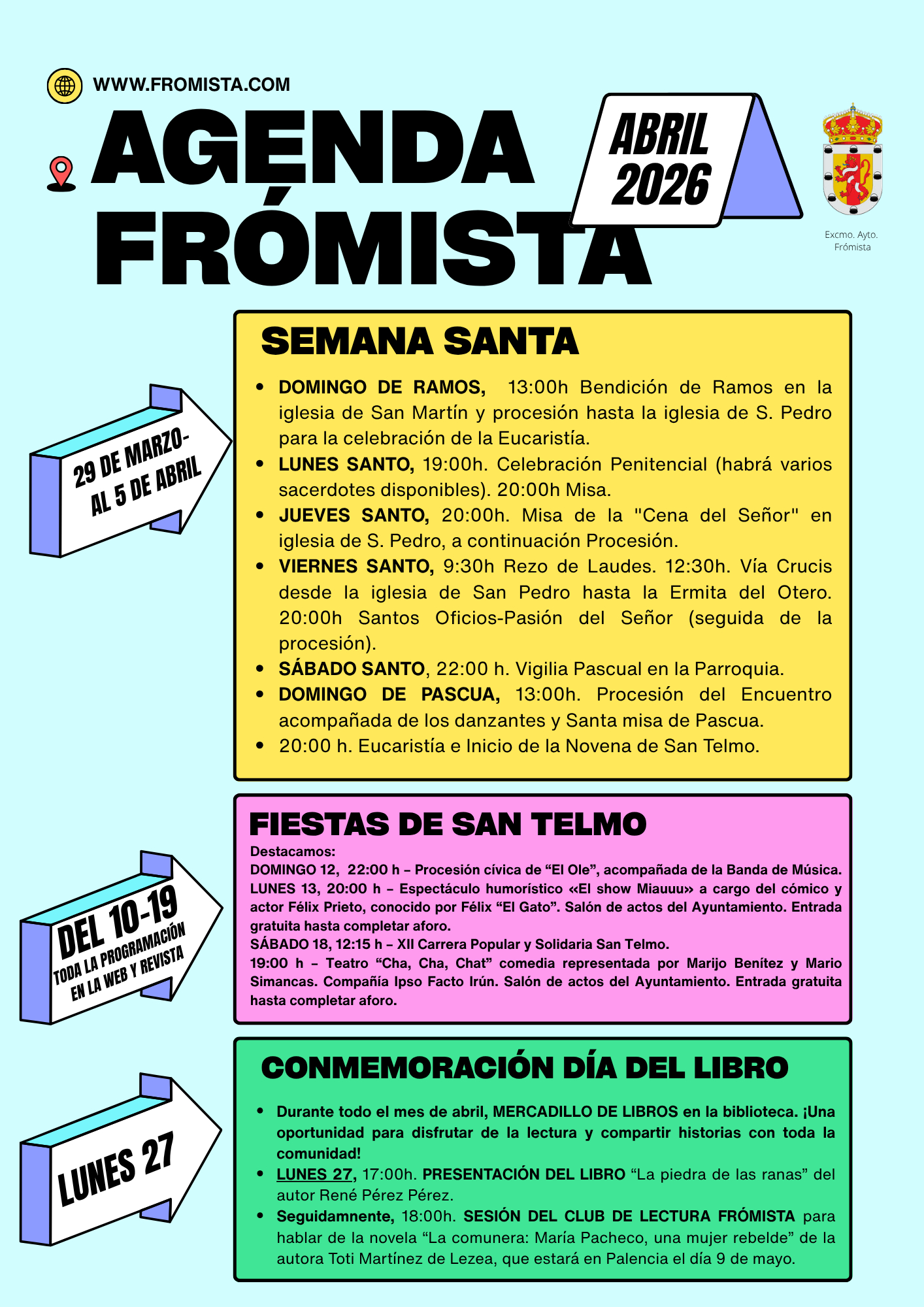 ✨ Frómista vive un mes de abril único ✨